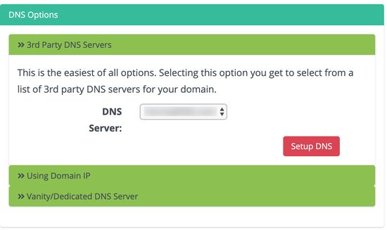 servidores DNS SEO de terceros