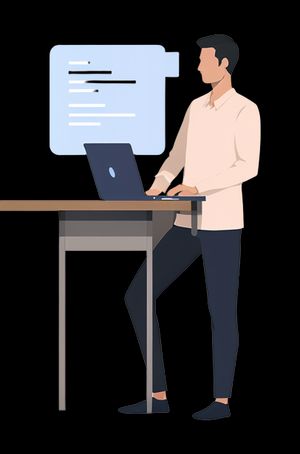 ¿Cuáles son los principales componentes del SEO? un hombre sosteniendo su computadora portátil mostrando los componentes principales de una campaña de SEO